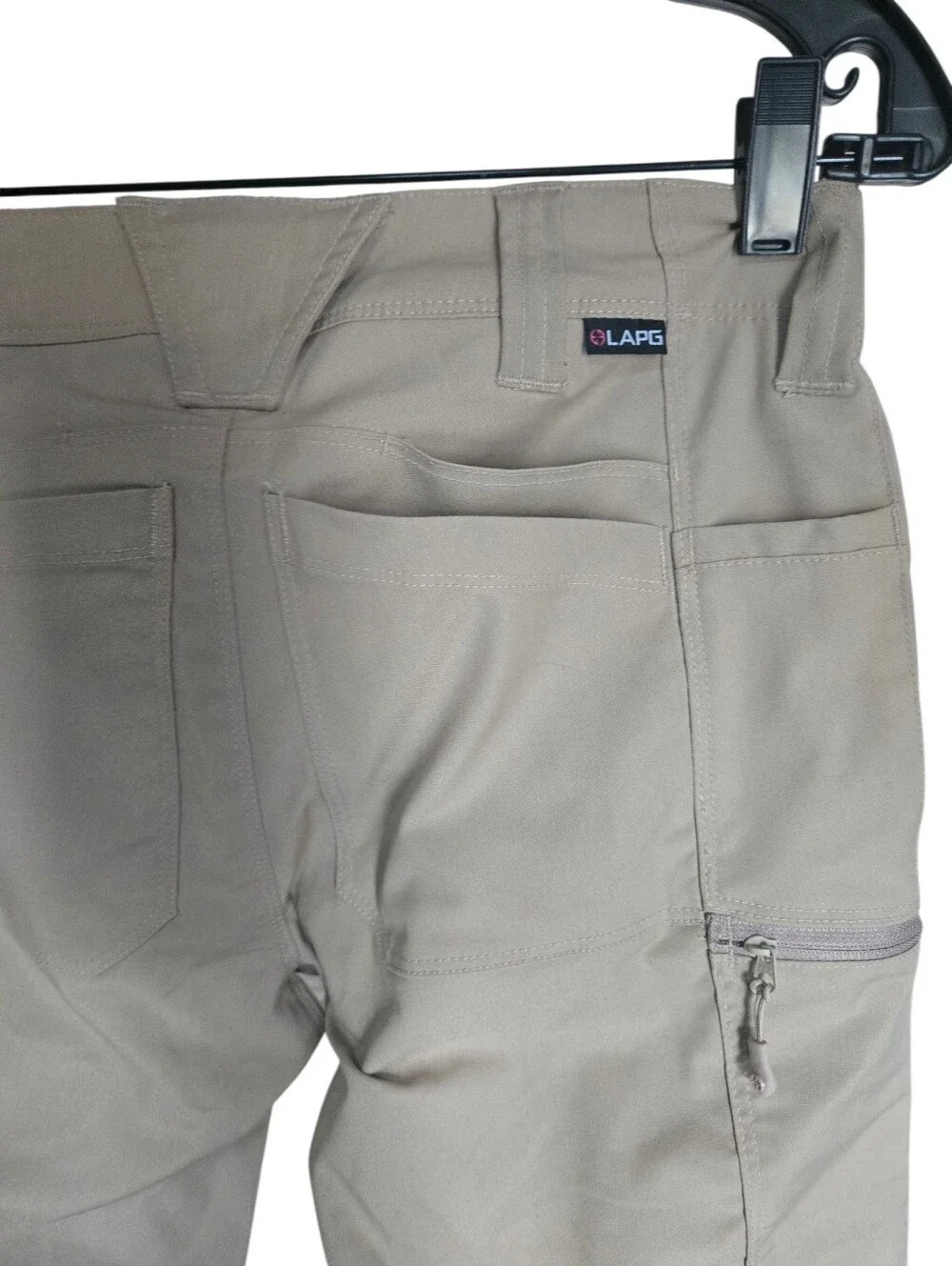 Womens , Tan Performance Cargo Pants